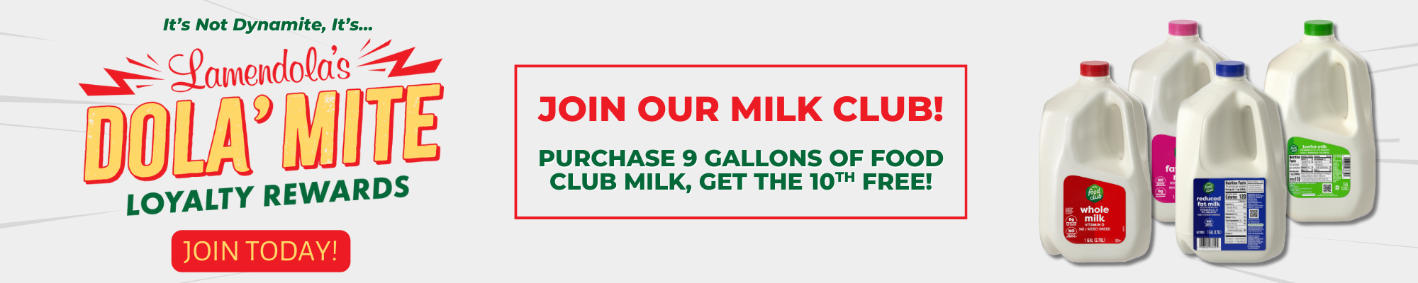 Join Our Milk Club